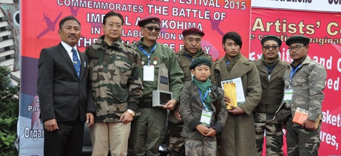 December 2, 2015 nü Kisama nung Tourism Parliamentary Secretary, C. Apok Jamir aser Art & Culture Parliamentary Secretary, Eshak Konyak nati WW-II Peace Rally nung original vehicle takok angurtem den külemi agiba noksa angur.