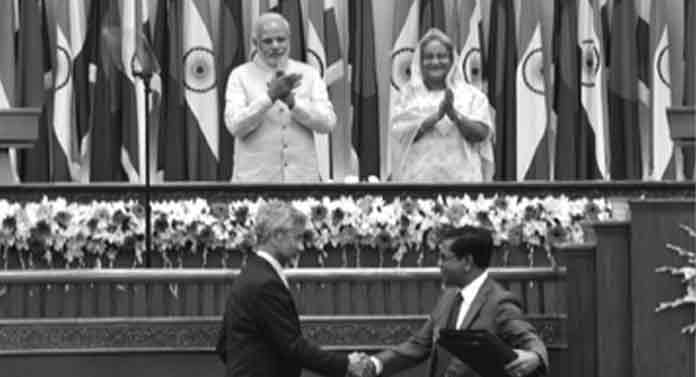 Modi-I Bangladesh den Land Boundary tezüngzüktep agiogo