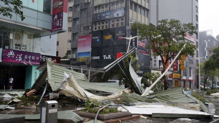 Taiwan nung Typhoon yipru lendong atalok; 6 asü, 101 shi yiru