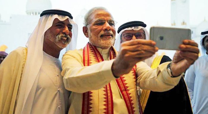 PM Narendra Modi-i anogo ananü UAE semdanger