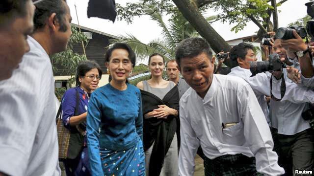 Angelina o Suu Kyi nati tetsür mapa inyakertem den ajuruteper