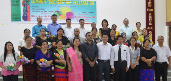 CHSS nung Dimapur District Teachers Day sentong agi