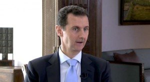 Syrian President Bashar al-Assad speaks during a TV interview in Damascus, Syria in this still image taken from a video on November 29, 2015.  REUTERS/Reuters TV courtesy of Czech Television