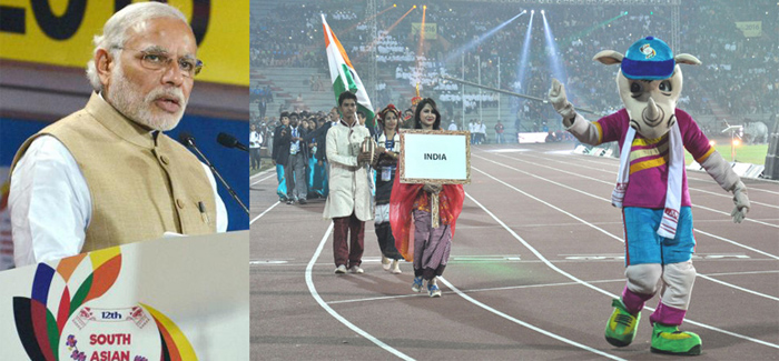 India Ato Kilonser, Modi-i 12 buba South Asian Games lapoktsüogo