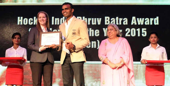 Sreejesh o Deepika nati Hockey India Player of the Year award agizüker