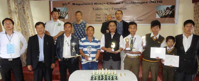15 buba Nagaland Chess: Sukavi o Nipeto na champion kümogo