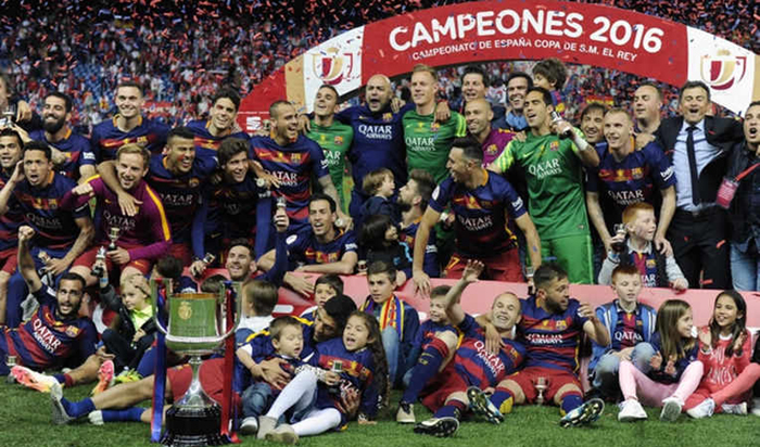 Barcelona-i 28 buba Copa del Rey takok marok agizükogo