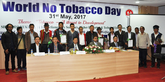 Nagaland nunga ‘World No Tobacco Day’ mungogo