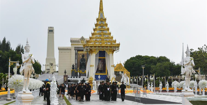Thailand chuba, aser Bhumibol Adulyadej asü pila sentong Bangkok, Thailand nung October 26, 2017 anogo agitsü atema police aser sorkar ketdangsertemi renemshiba mapang tangokba noksa nung angur.2016. A royal cremation ceremony will be held on Oct. 26. 