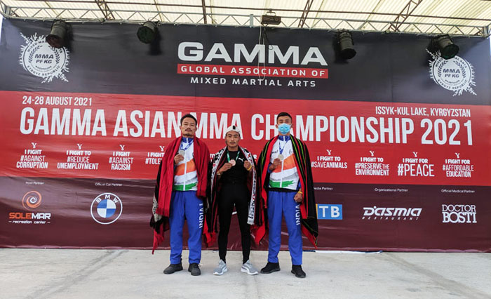 Nagaland nungi MMA asayar asemi GAMMA Championship 2021 nung medal angu
