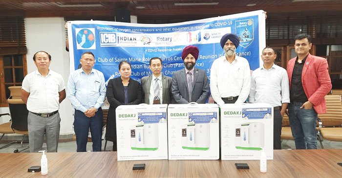 Rotary International ajanga oxygen concentrator asem tenla agütsü