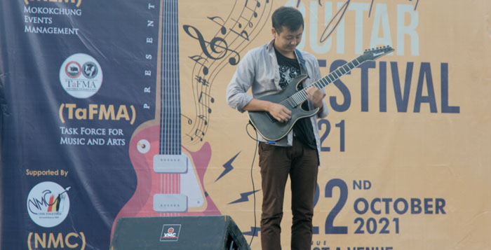 Mkg nung mezüngbuba Nagaland Guitar Festival 2021 takok ngua mungogo ; Iba benjong ya kümshi Mkg nung ayongzüktsü